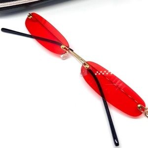 Red Shein Little Lense Sunglasses